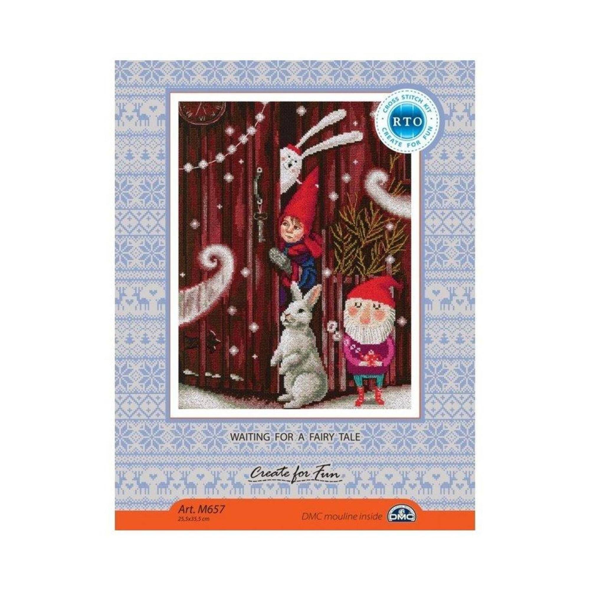 RTO Waiting For A Fairy Tale Counted Cross Stitch Kit